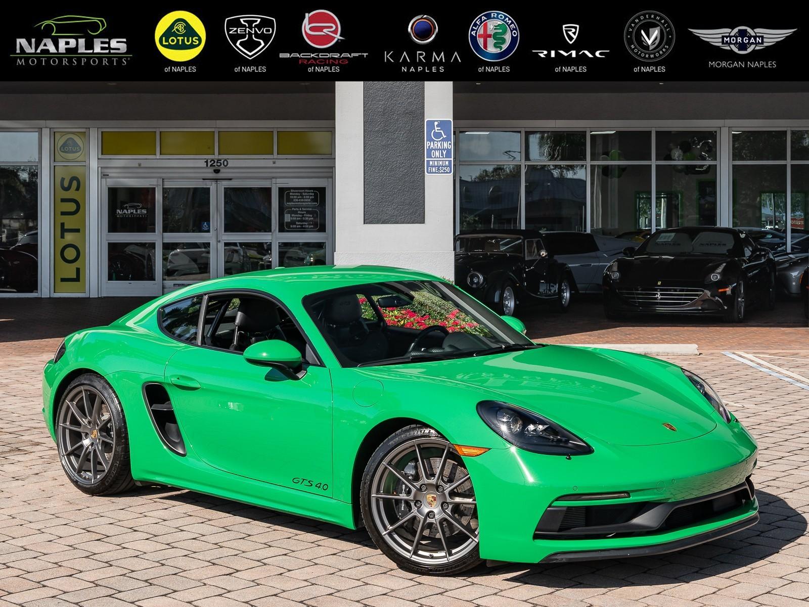 Used 2023 Porsche 718 Cayman GTS 4.0 for sale Sold at Naples Motorsports Inc - Morgan of Naples in Naples FL 34104 1