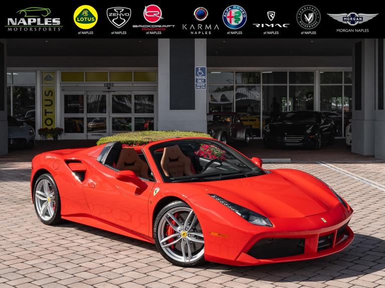 Used 2019 Ferrari 488 Spider Convertible for sale Sold at Naples Motorsports Inc - Morgan of Naples in Naples FL 34104 2