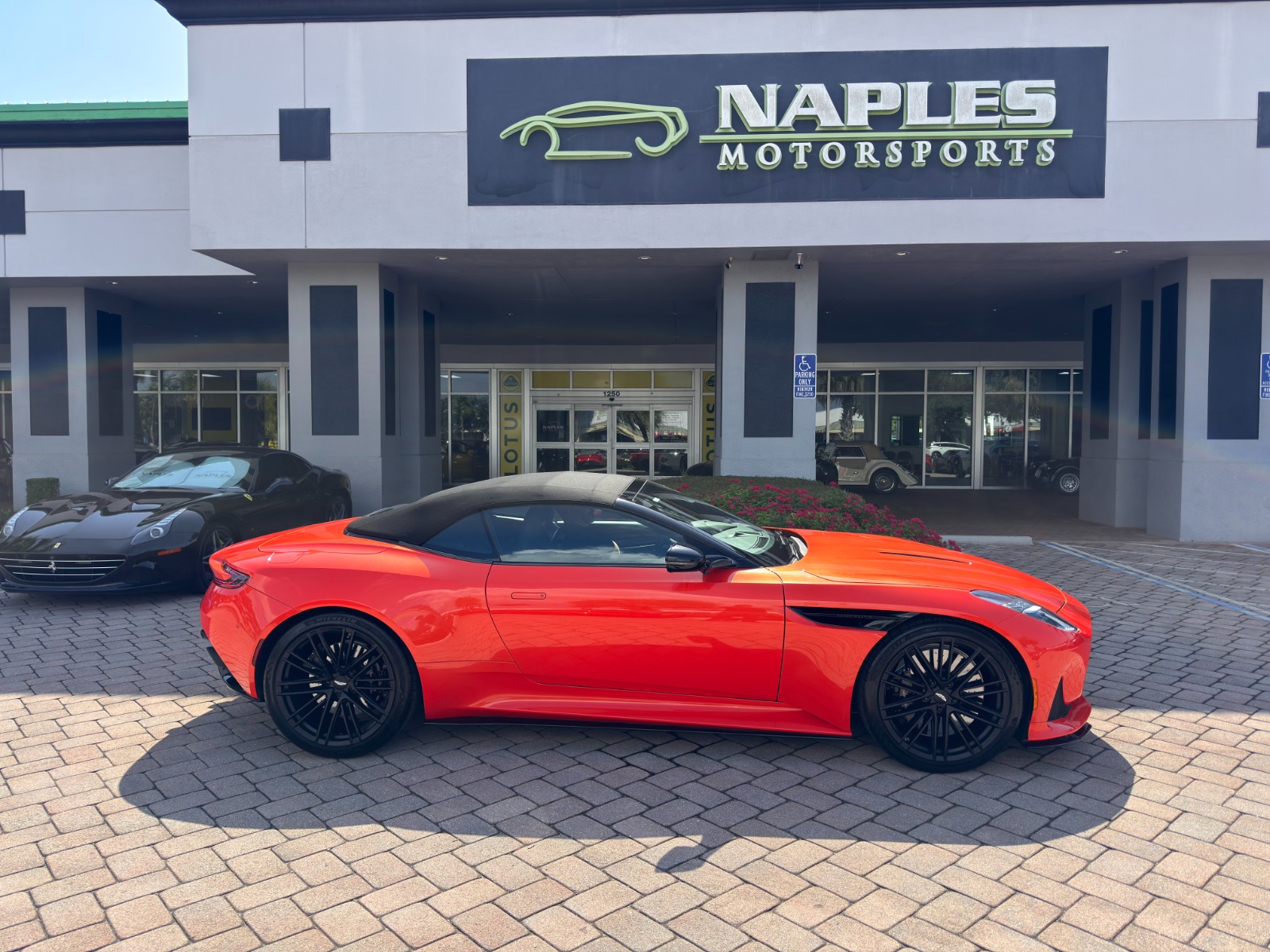 Used 2024 Aston Martin DB12 Volante for sale Sold at Naples Motorsports Inc - Morgan of Naples in Naples FL 34104 1