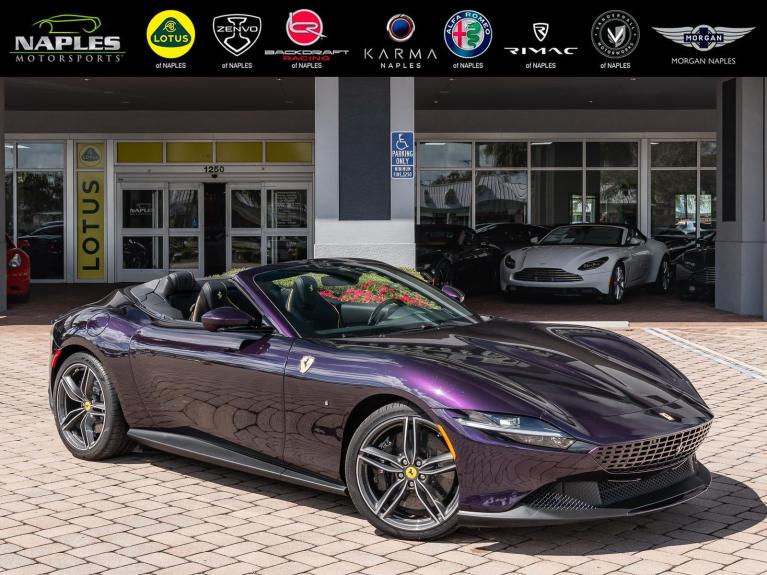 Used 2025 Ferrari Roma Spider Convertible for sale $346,331 at Naples Motorsports Inc - Morgan of Naples in Naples FL