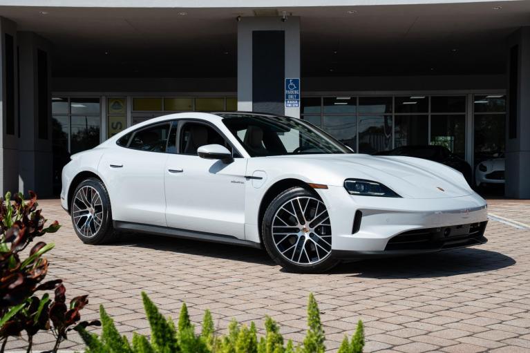 Used 2025 Porsche Taycan 4 for sale Sold at Naples Motorsports Inc - Morgan of Naples in Naples FL 34104 3