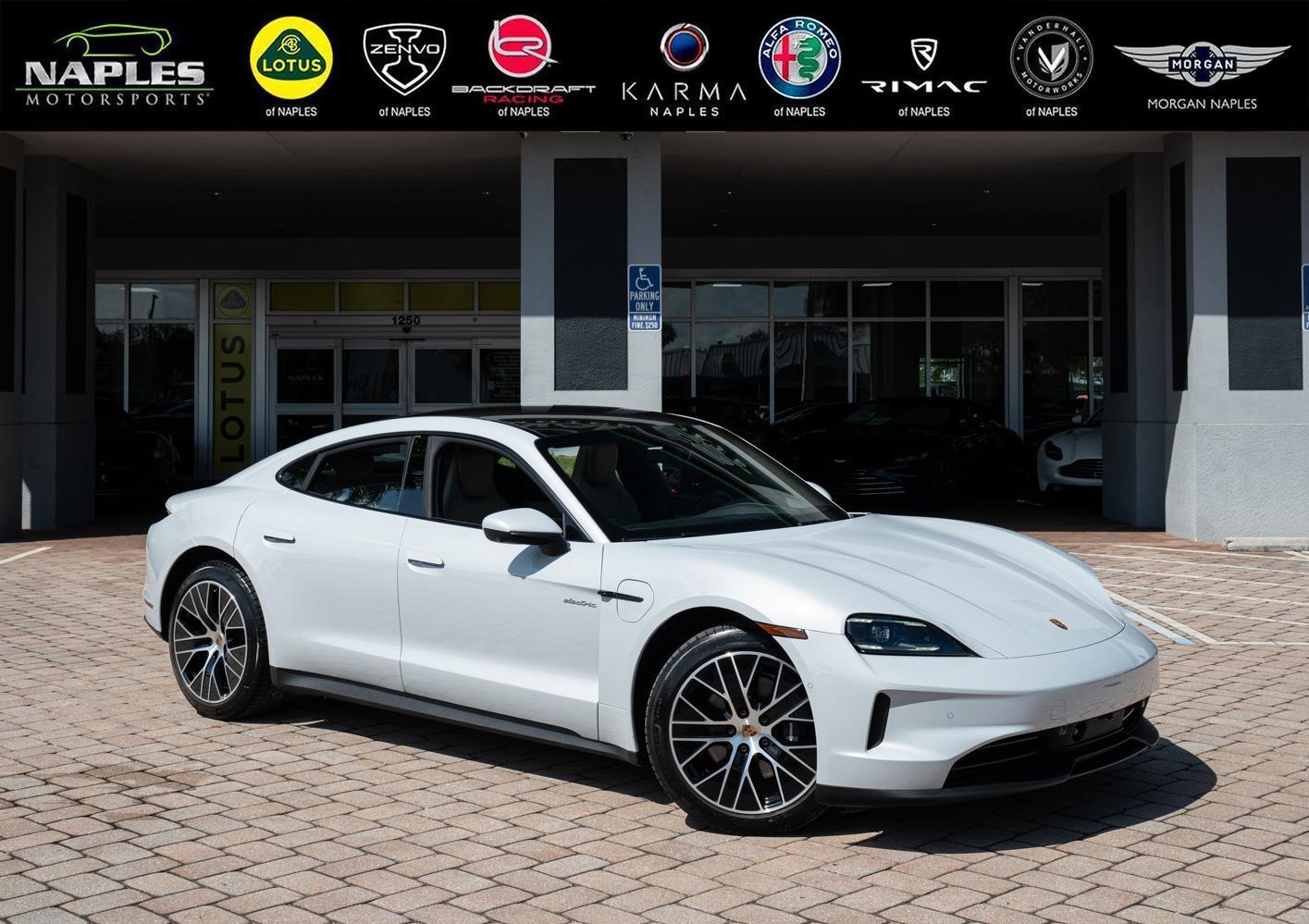Used 2025 Porsche Taycan 4 for sale Sold at Naples Motorsports Inc - Morgan of Naples in Naples FL 34104 1