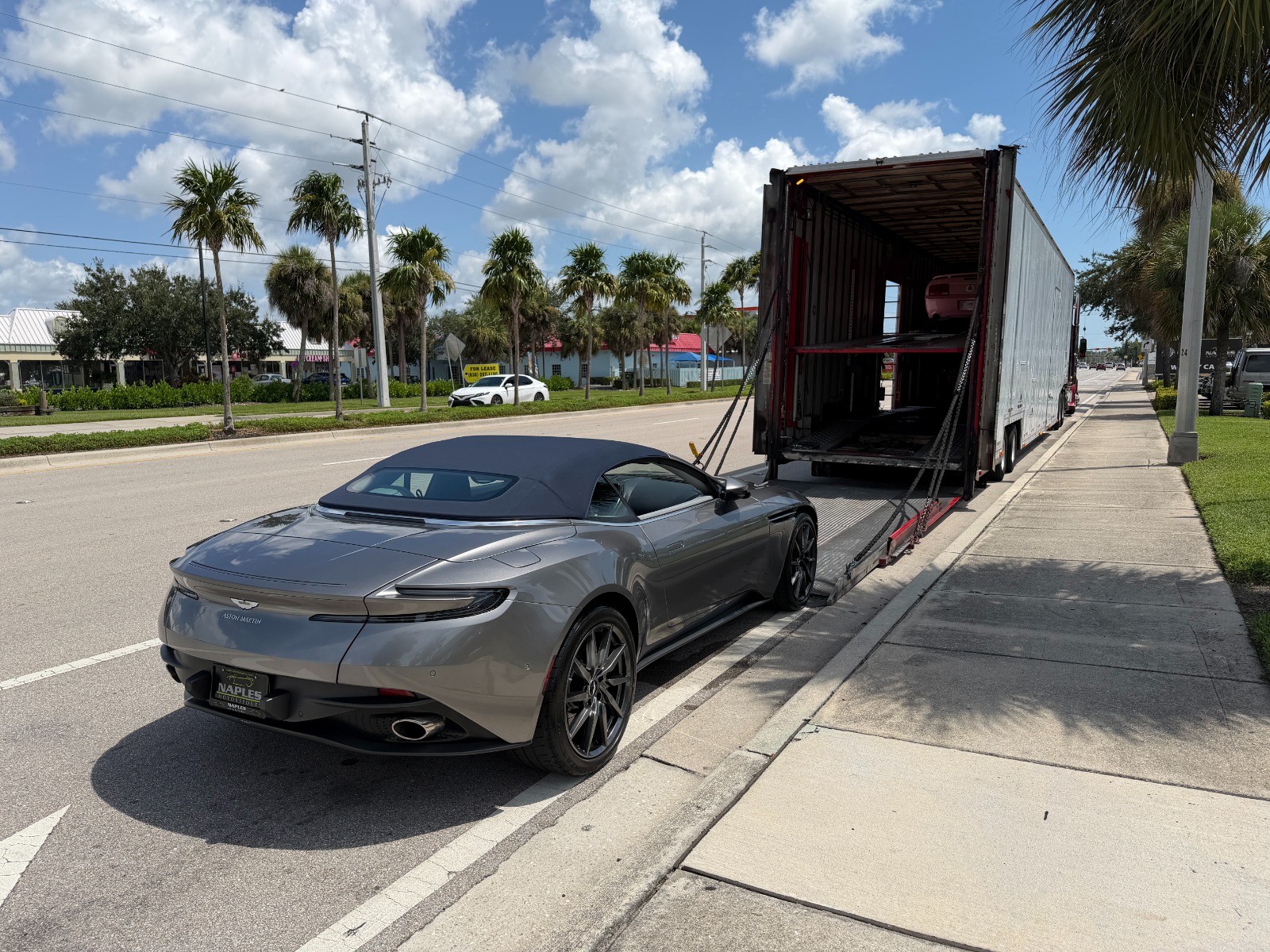 Used 2020 Aston Martin DB11 Volante for sale Sold at Naples Motorsports Inc - Morgan of Naples in Naples FL 34104 1