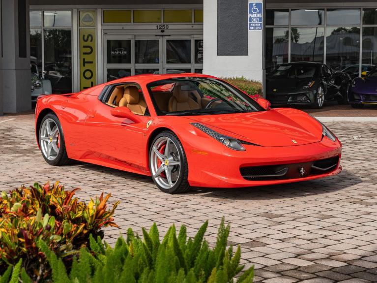 Used 2014 Ferrari 458 Italia 2dr Conv for sale $569,995 at Naples Motorsports Inc - Morgan of Naples in Naples FL 34104 4