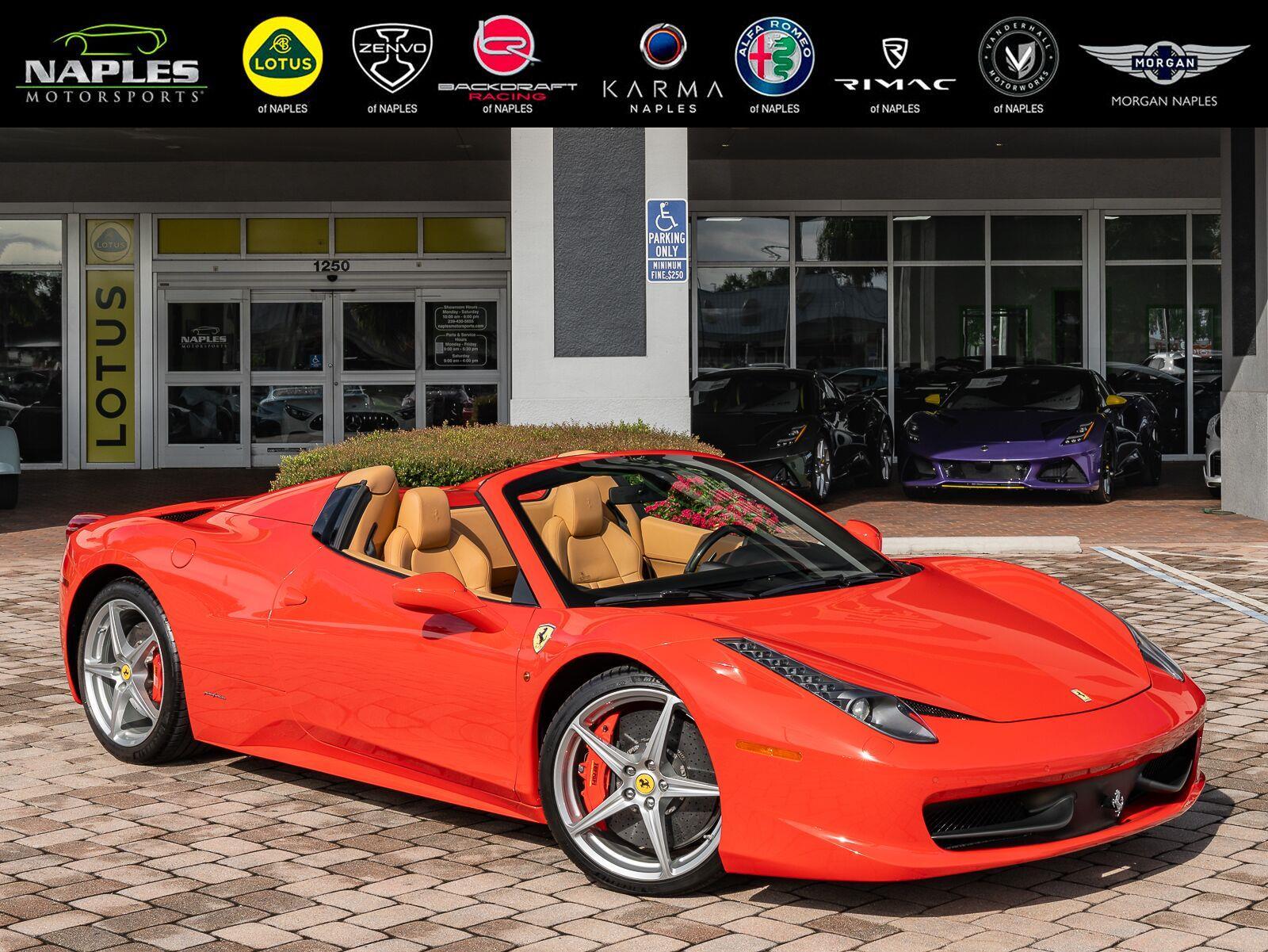 Used 2014 Ferrari 458 Italia 2dr Conv for sale $569,995 at Naples Motorsports Inc - Morgan of Naples in Naples FL 34104 1