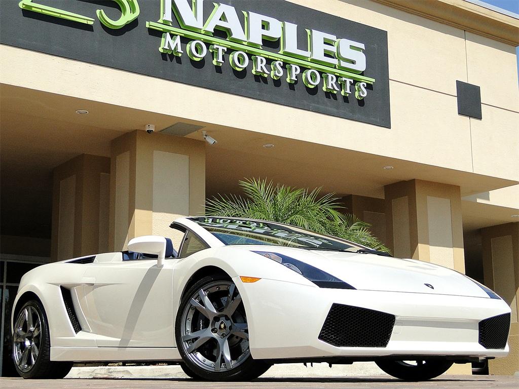 Used 2008 Lamborghini Gallardo Spyder for sale Sold at Naples Motorsports Inc - Morgan of Naples in Naples FL 34104 1