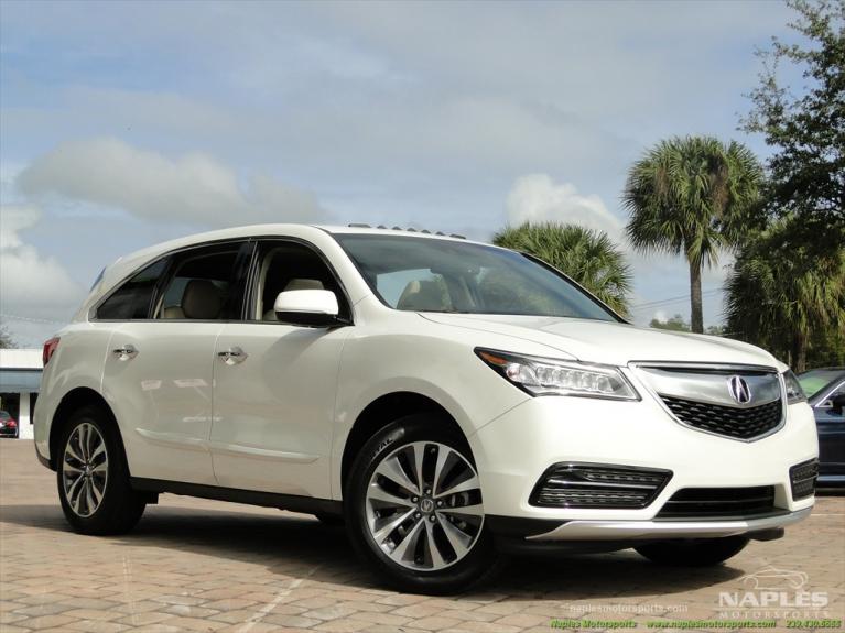 Used 2014 Acura MDX w/Tech for sale Sold at Naples Motorsports Inc - Morgan of Naples in Naples FL 34104 1