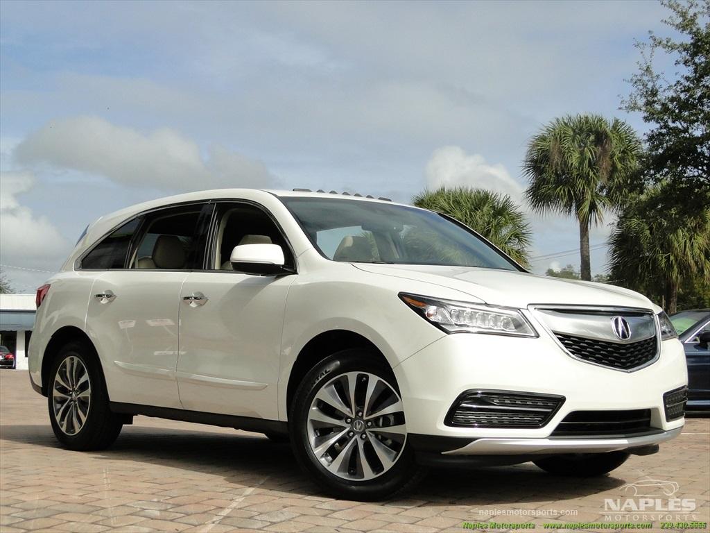 Used 2014 Acura MDX w/Tech for sale Sold at Naples Motorsports Inc - Morgan of Naples in Naples FL 34104 1
