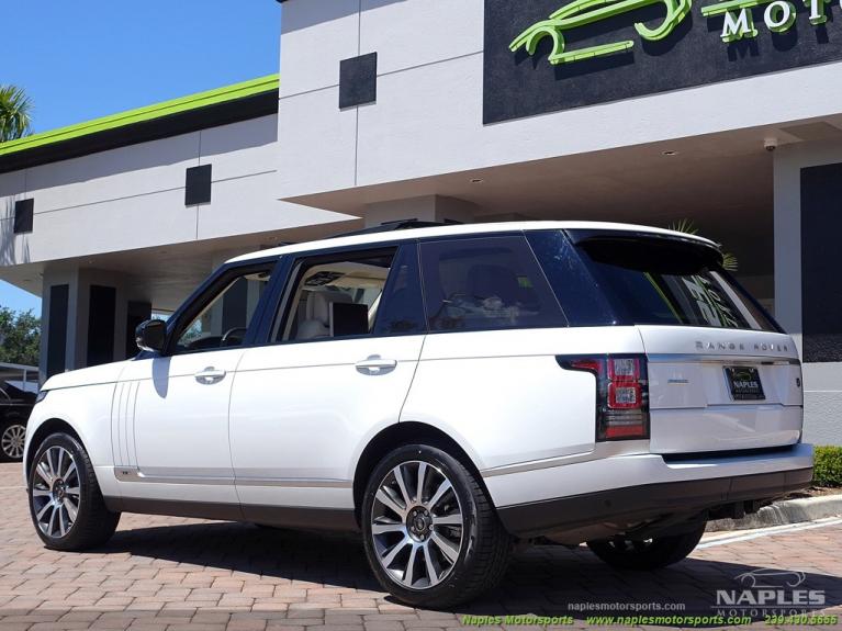 Used 2014 Land Rover Range Rover Autobiography LWB for sale Sold at Naples Motorsports Inc - Morgan of Naples in Naples FL 34104 4