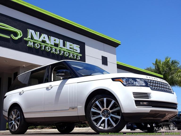 Used 2014 Land Rover Range Rover Autobiography LWB for sale Sold at Naples Motorsports Inc - Morgan of Naples in Naples FL 34104 1