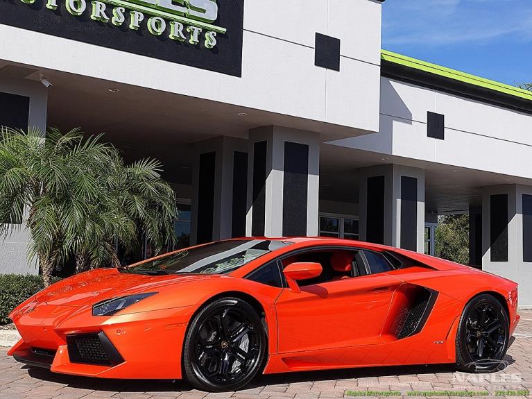 Used 2012 Lamborghini Aventador LP 700-4 for sale Sold at Naples Motorsports Inc - Morgan of Naples in Naples FL 34104 3
