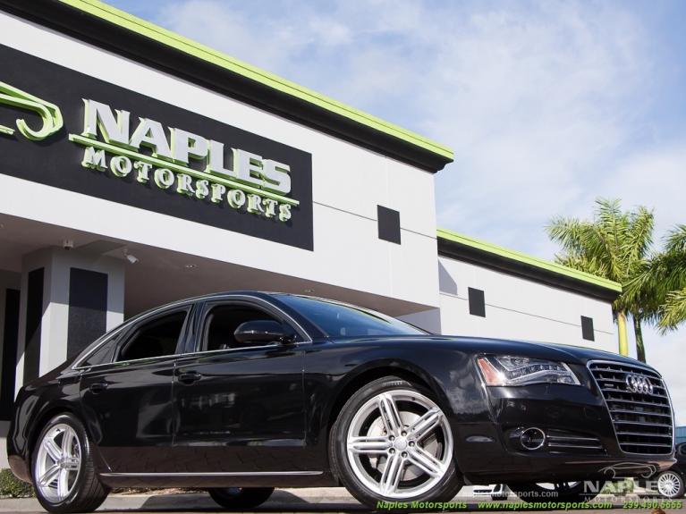Used 2013 Audi A8 3.0T quattro for sale Sold at Naples Motorsports Inc - Morgan of Naples in Naples FL 34104 1