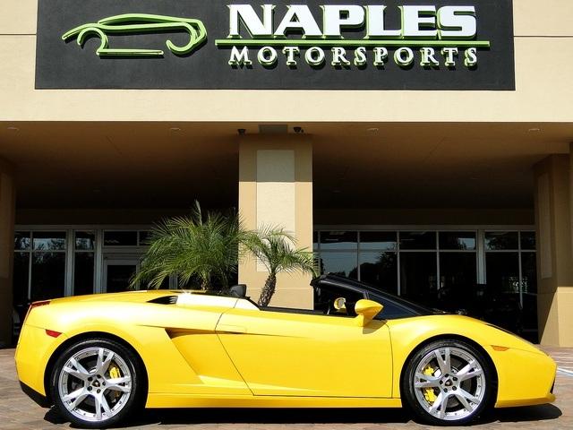 Used 2006 Lamborghini Gallardo Spyder for sale Sold at Naples Motorsports Inc - Morgan of Naples in Naples FL 34104 1