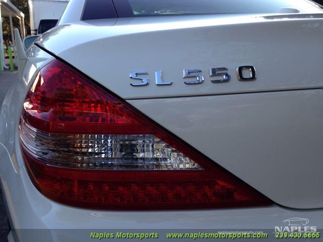 Used 2009 Mercedes-Benz SL-Class SL 550 for sale Sold at Naples Motorsports Inc - Morgan of Naples in Naples FL 34104 6