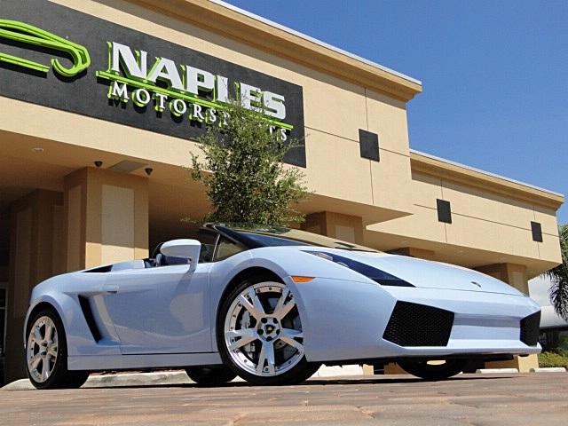 Used 2008 Lamborghini Gallardo Spyder for sale Sold at Naples Motorsports Inc - Morgan of Naples in Naples FL 34104 1